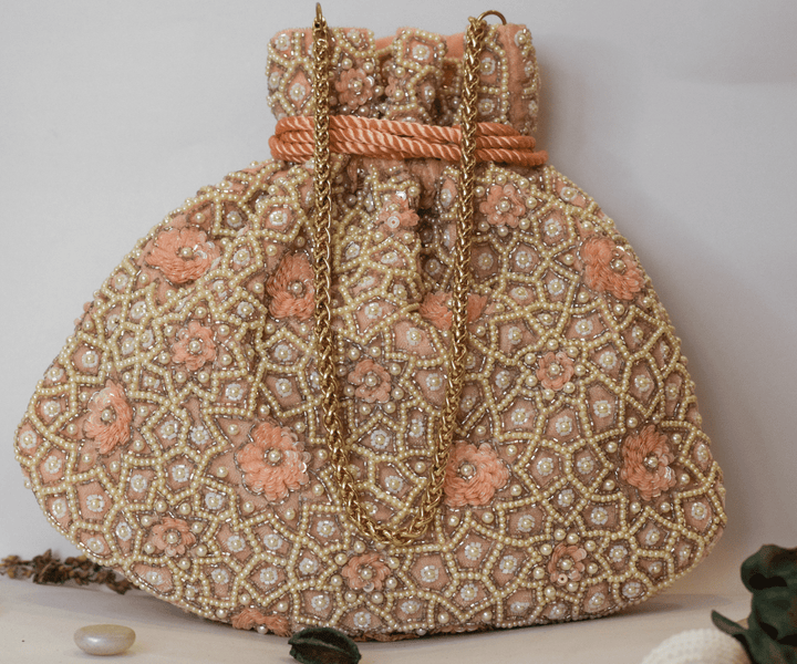 Raisa Potli – Coral Pink