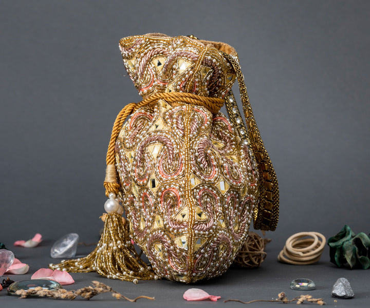 Indrina Potli – Yellow & Gold