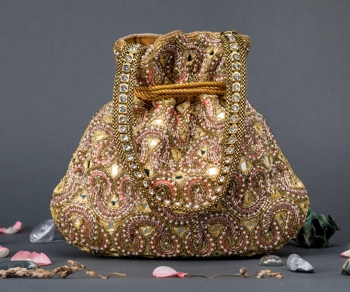 Indrina Potli – Yellow & Gold