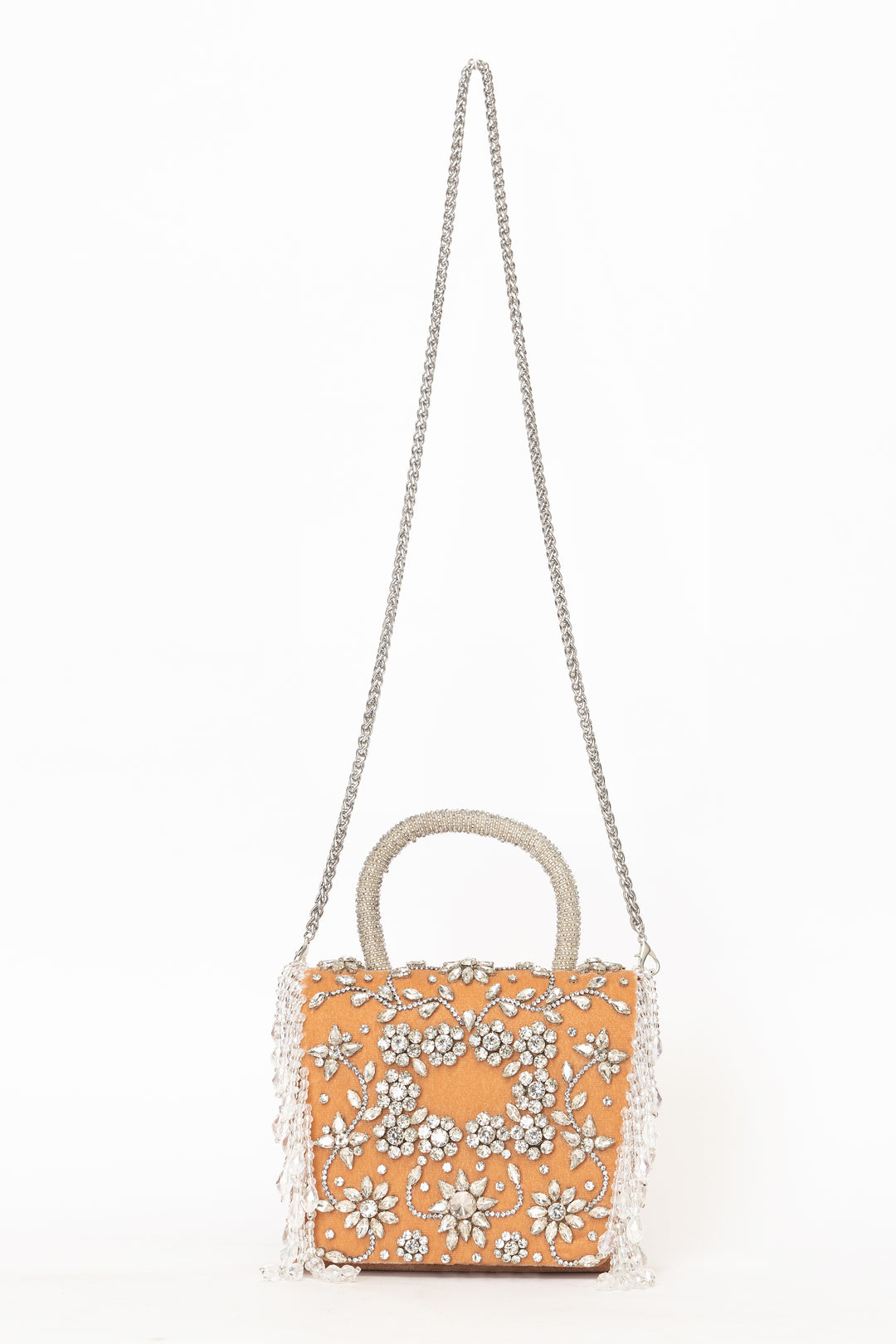 Minali Clutch- CORAL