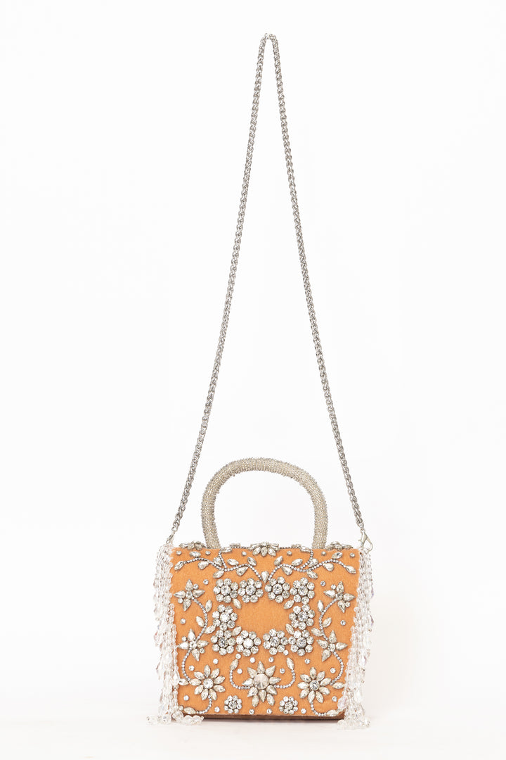 Minali Clutch- CORAL