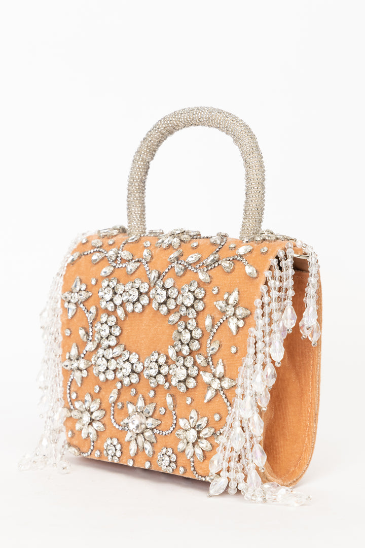 Minali Clutch- CORAL