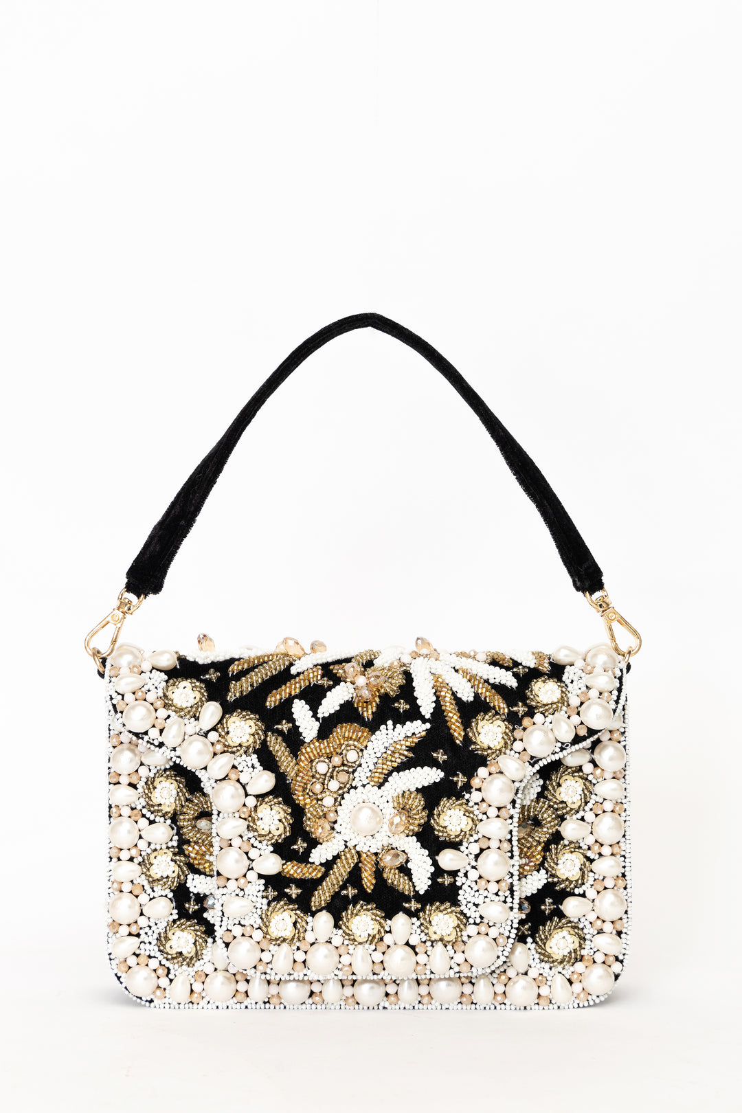 Saira Clutch — Black