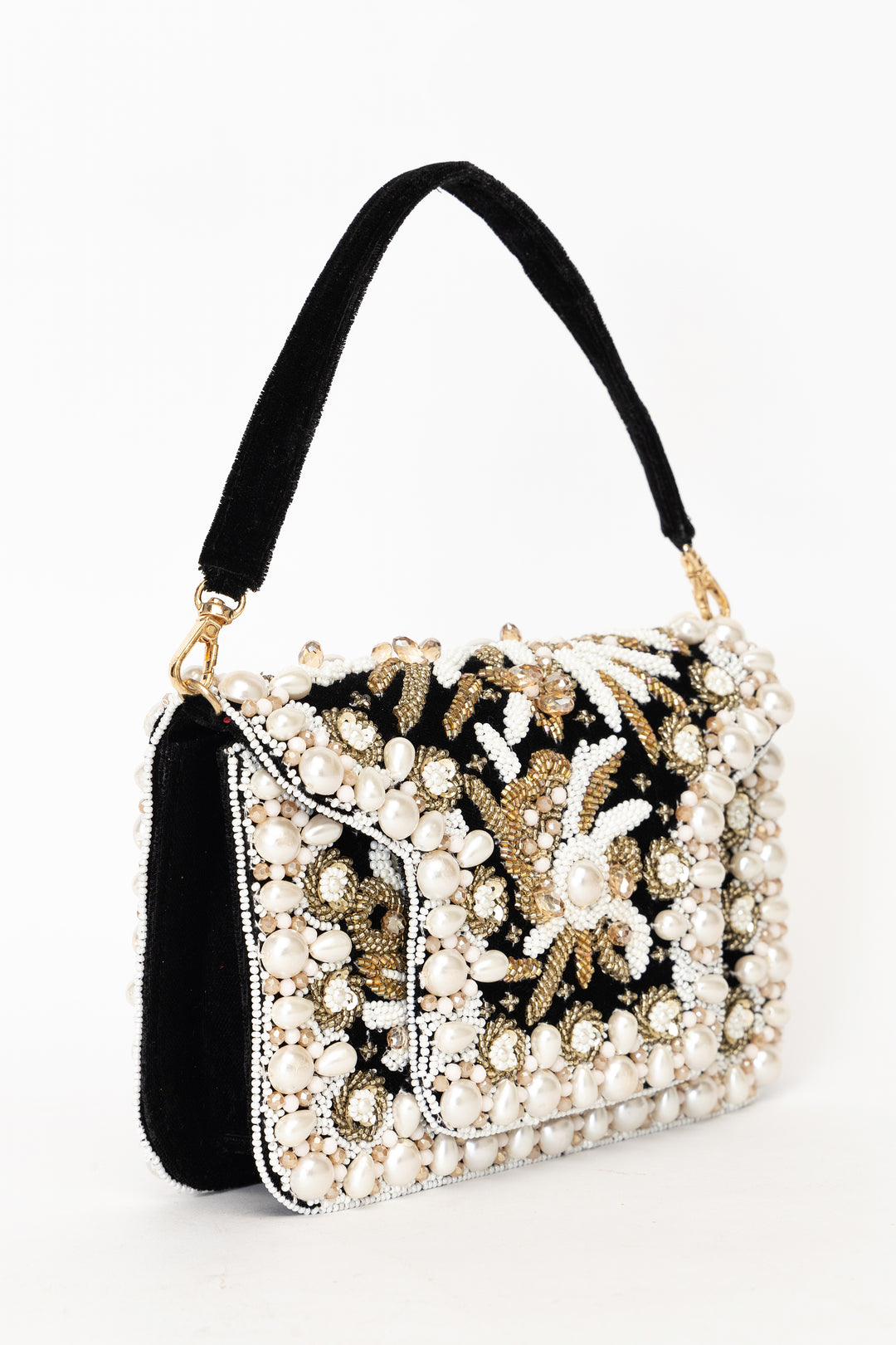Saira Clutch — Black