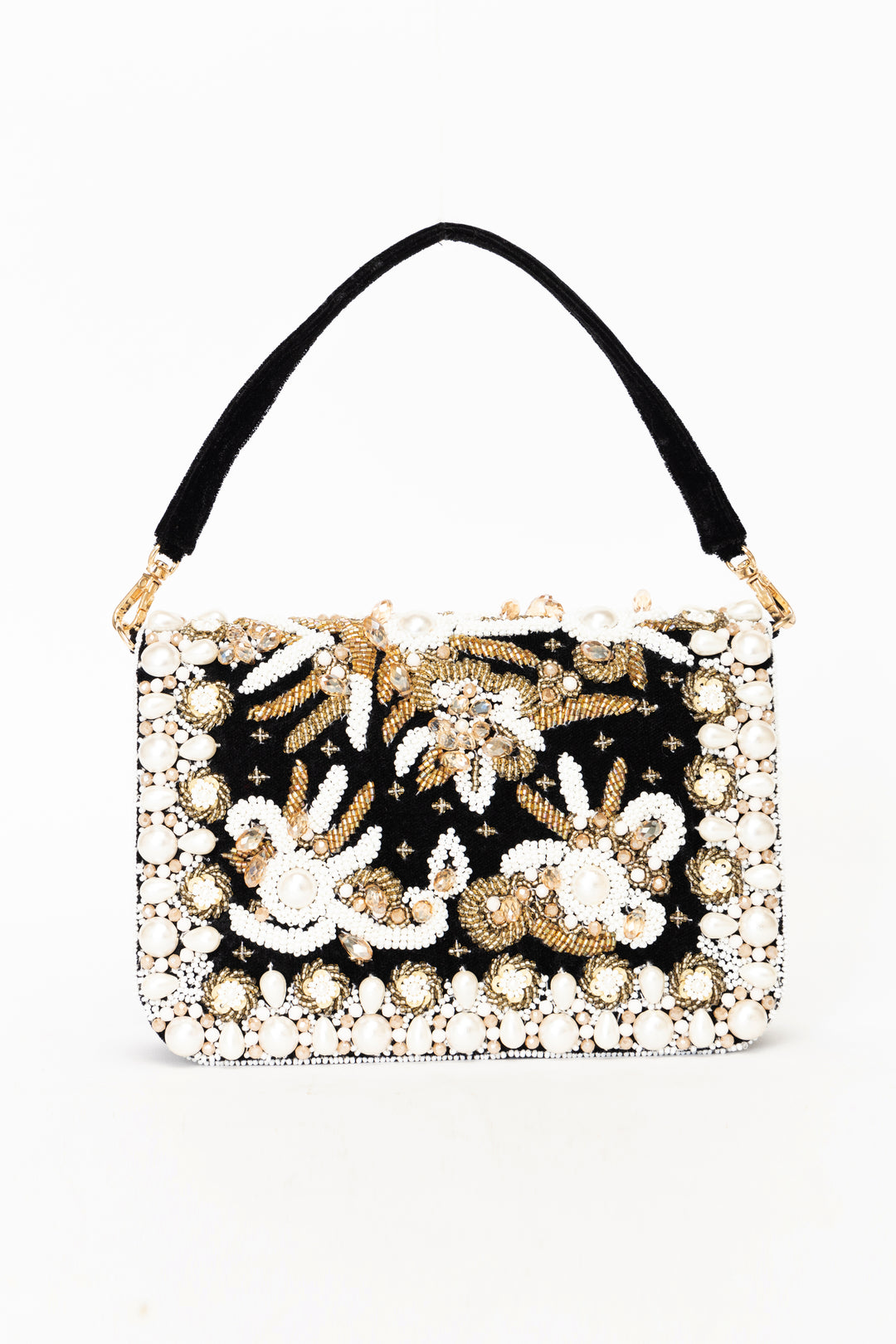 Saira Clutch — Black