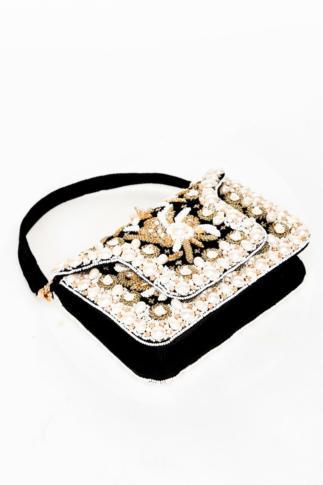 Saira Clutch — Black