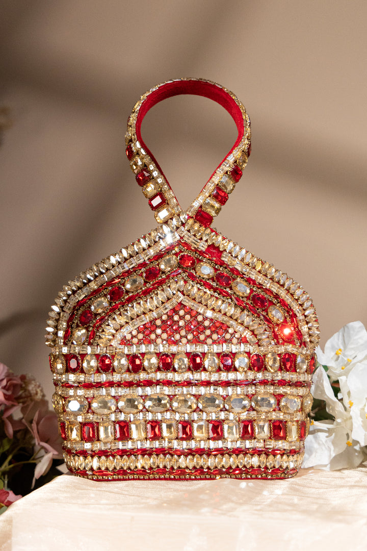 Zaina Clutch — RED(Pre-Order)
