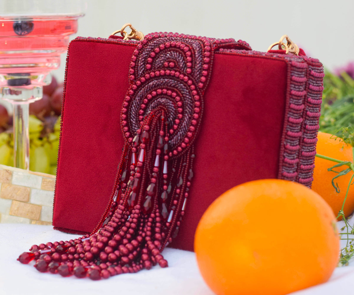 New Fancy ladies purse (Red color ) Handbags