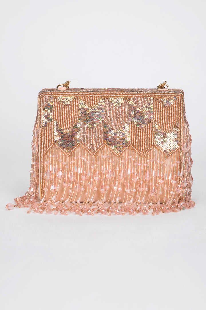 Dishi Clutch – Rose Gold