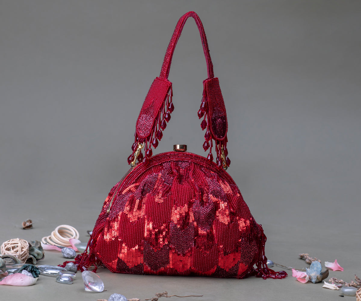 Chanel Pre-Fall 2010 Paris-Shanghai Red Sequin Classic Flap Bag ○ Labellov  ○ Buy and Sell Authentic Luxury
